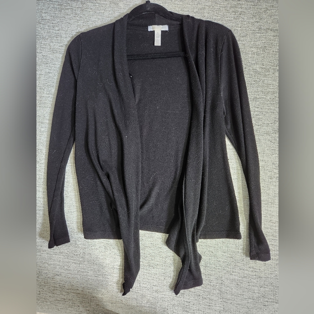 Black cardigan
